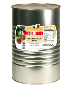 Frutto d Italia Red Cerignola Olives 2/4.2 Lb Jars