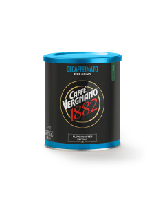 Caffe Vergnano Decaffeinated Ground Coffee Tin