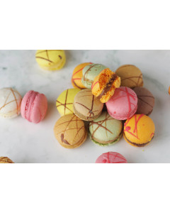 La Rose Noire Assorted Macarons Frozen, 1/96 CT