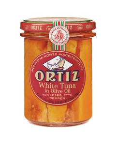 Ortiz White Tuna with Esplelette Pepper, 12/7.76 OZ 