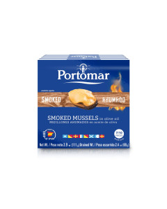 Conservas Portomar Smoked Mussels in Olive Oil