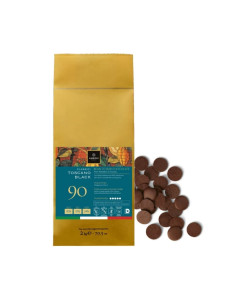Amedei Couverture Gocce Drops Toscano Black 90% Dark Chocolate