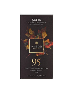 Amedei Dark Chocolate 95% Acero Bar  12/1.75 OZ