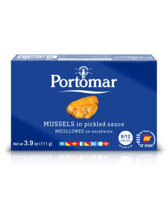 Conservas Portomar Mussels in Escabeche Sauce