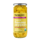 Big Picture Foods Organic Banana Pepper Rings Jar