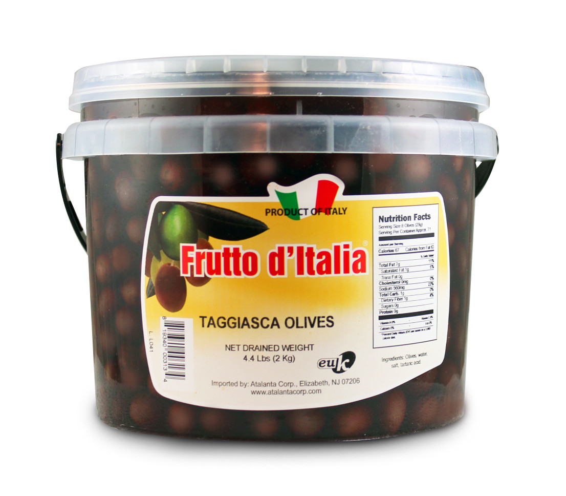 Frutto d Italia Pitted Taggiasca Olives 2/1.8 KG (4 LB) Frutto d Italia Pitted Taggiasca Olives 2/1.8 KG (4 LB)