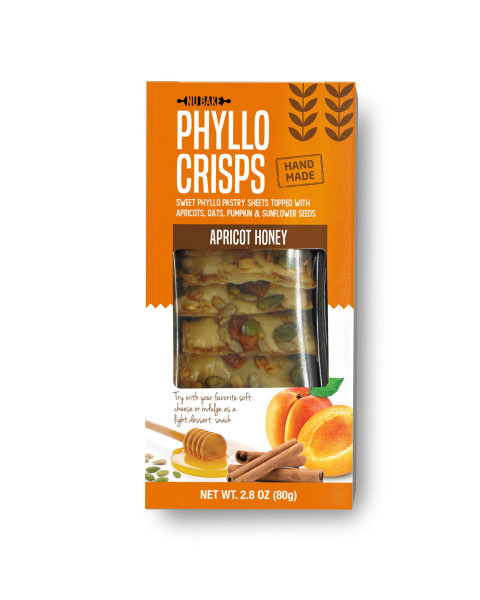 Nu Bake Apricot Honey Phyllo Crisps, 12/2.8 OZ 