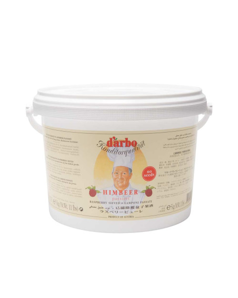 Darbo Raspberry Marmalade Seedless  4/5 KG Pail 