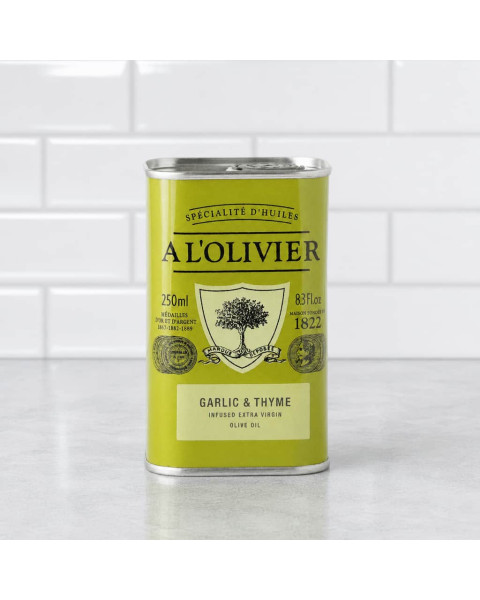 A L'Olivier Garlic & Thyme Infused Extra Virgin Olive Oil