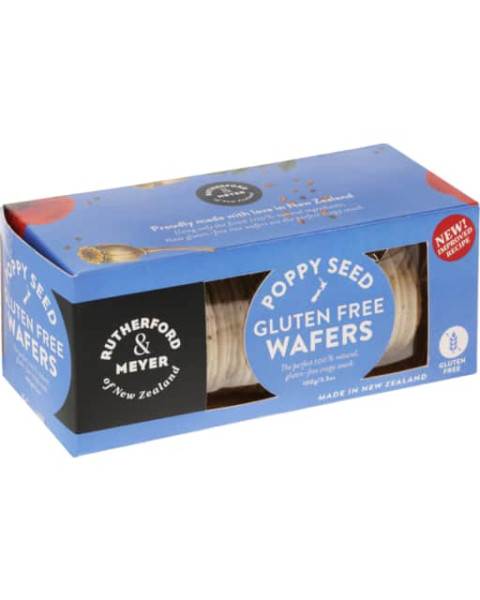 Rutherford & Meyer Wafers, Poppyseed GF 12/3.5 OZ