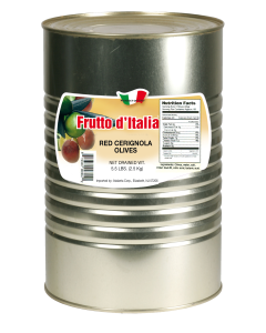 Frutto d Italia Red Cerignola Olives 2/2.5 KG (5.5 LB)