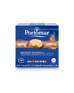 Conservas Portomar Smoked Mussels in Olive Oil