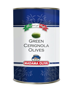 Frutto d Italia Cerignola Olives 2/2.5 KG (5.5 LB) 