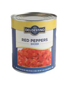 Del Destino Diced Red Peppers 6/10 Kg