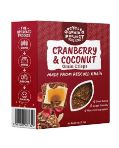 Rutherford & Meyer Cranberry & Coconut Upcycled Grain Crisps