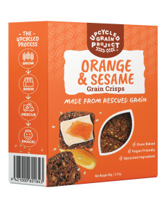 Rutherford & Meyer Orange & Sesame Upcycled Grain Crisps